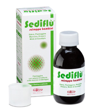 Sediflù Sciroppo Bambini Integratore Emolliente Vie Respiratorie 150 ml
