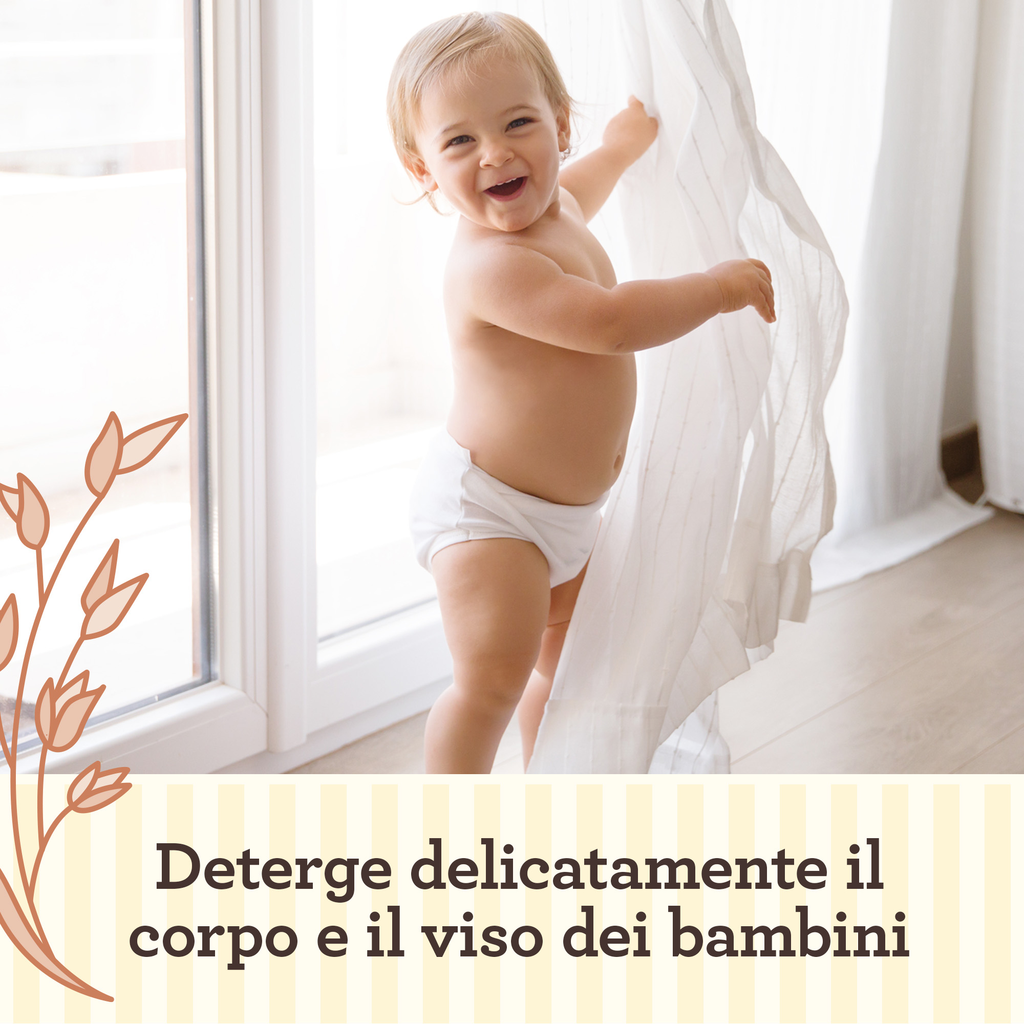 Aveeno Baby Daily Care 72 Salviettine, Salviette neonato e bambino umidificate e delicate