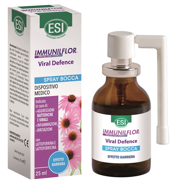 Esi Immunilflor Viral Defence Spray Bocca Protezione Infezioni 25 mL