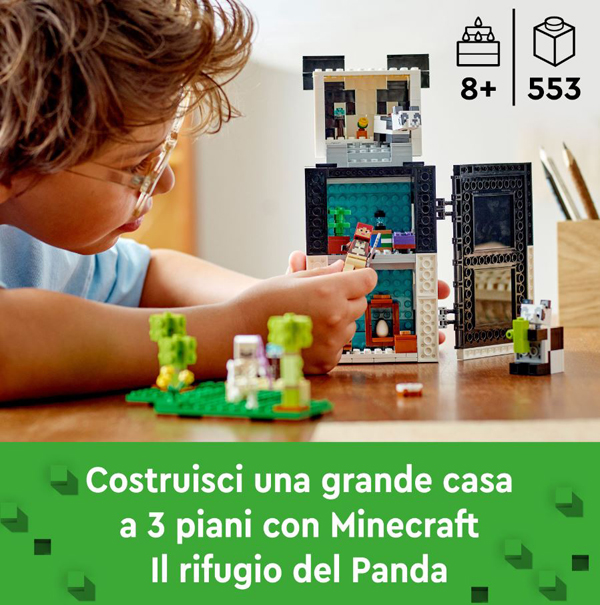 LEGO MINECRAFT RIFUGIO PANDA