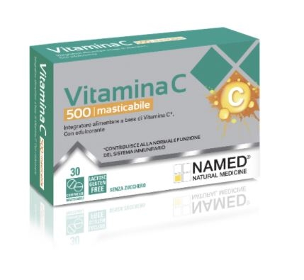 Named Vitamina C 500 Integratore 30 Compresse Masticabili