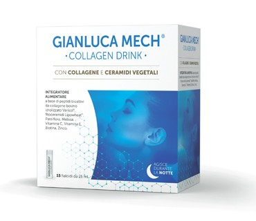 Tisanoreica Collagen Drink integratore alimentare utile per il benessere della pelle 15 fialoidi