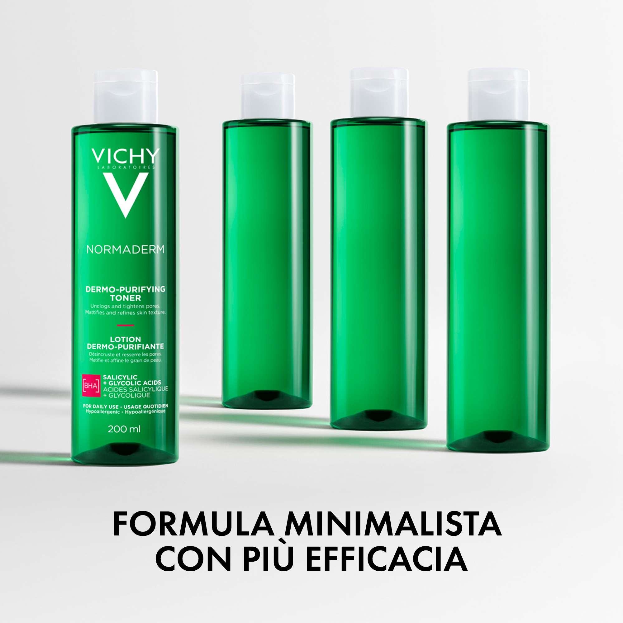 Vichy Normaderm Tonico Astringente Purificante per pelli grasse a tendenza acneica 200 ml