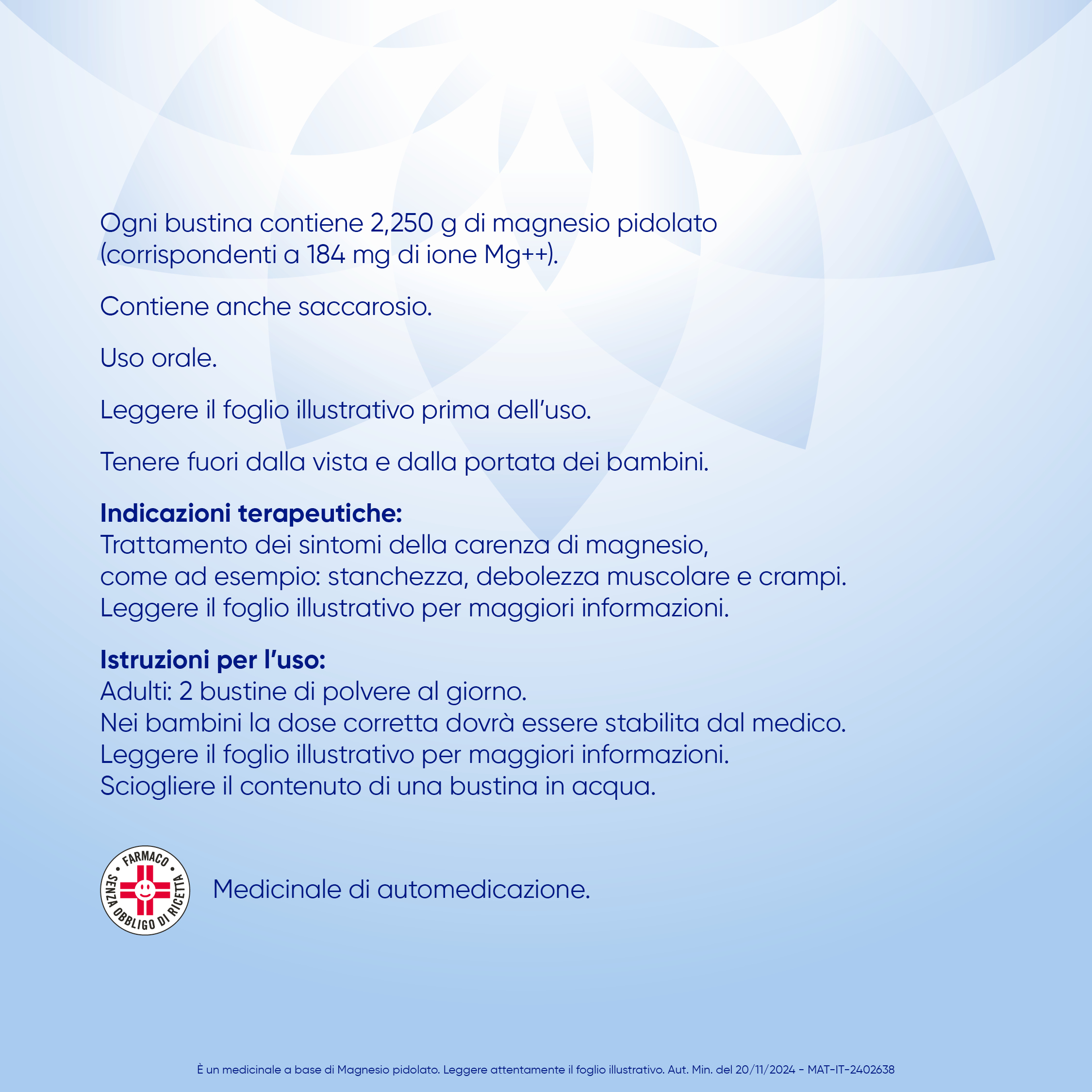 Mag 2 - Granulato per soluzione orale - 20 bustine
