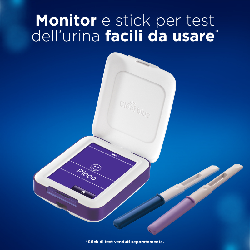 Monitor Di Fertilità Clearblue Avanzato. Aumenta le tue probabilità di rimanere incinta, 1 Monitor (Stick di Test venduti separatamente)