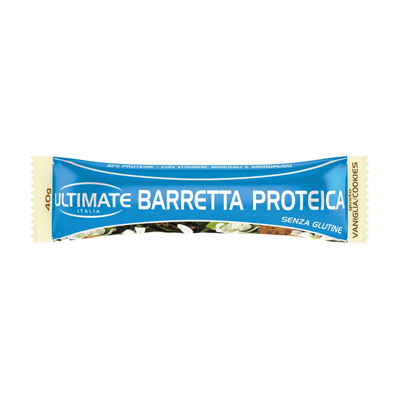Ultimate Italia - Barretta Proteica Gusto Vaniglia-Cookies 40 g