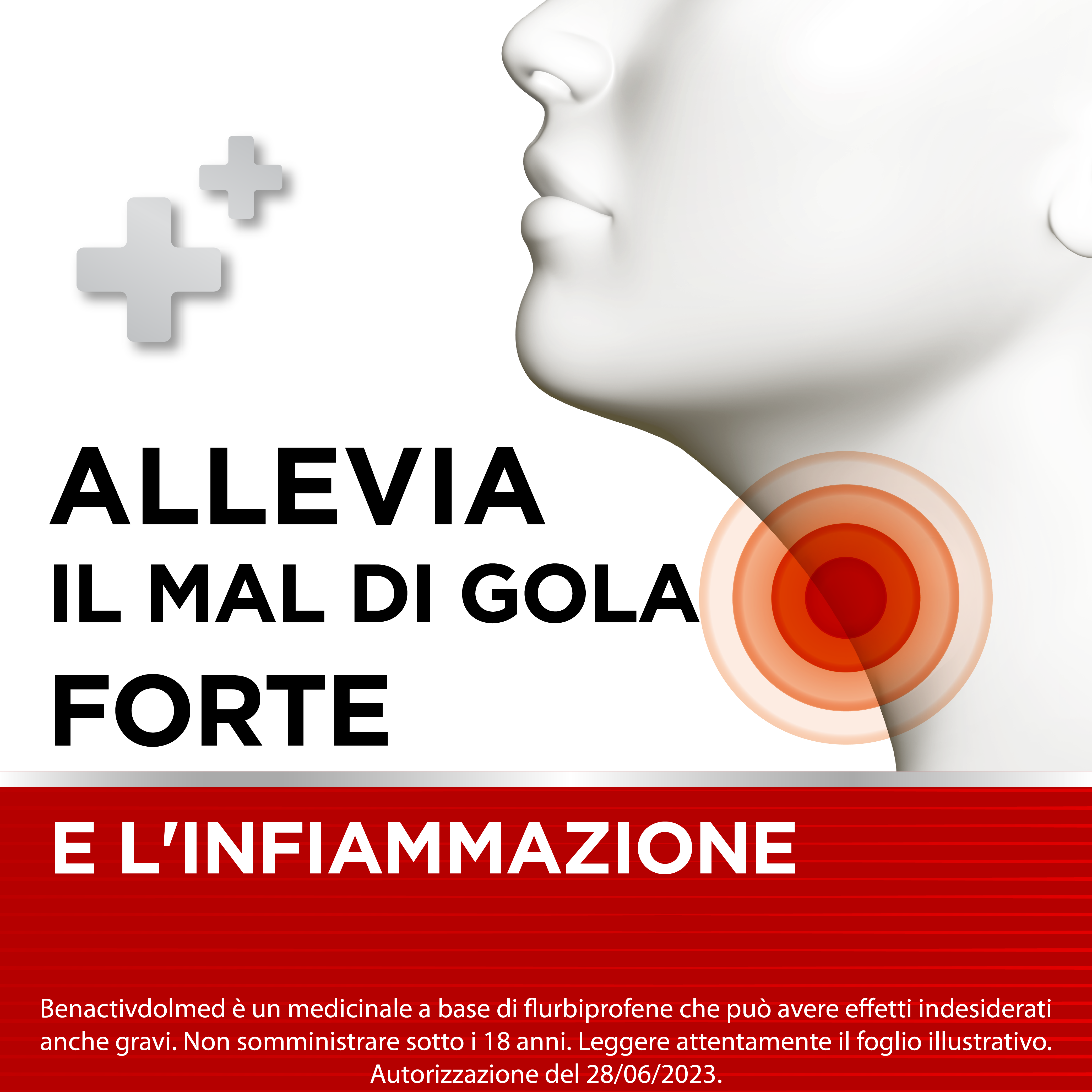 BENACTIVDOLMED SPRAY M/L 15ML spray gola per mal di gola