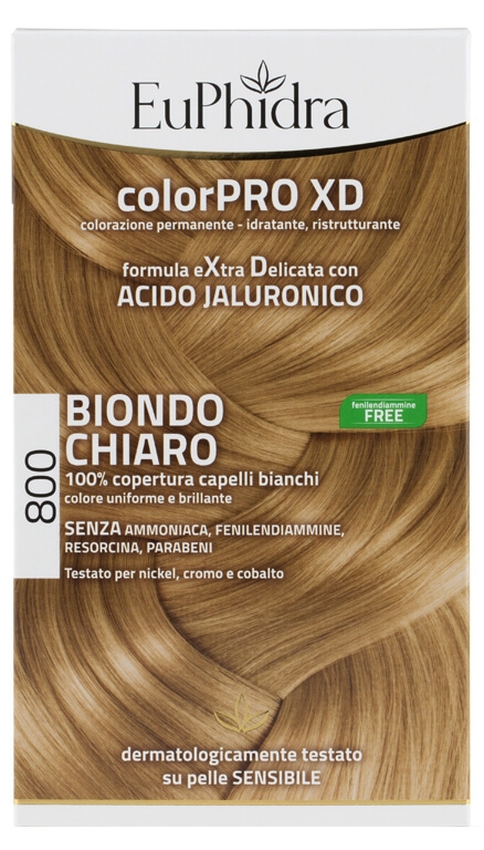 Euphidra ColorPRO XD 800 Biondo Chiaro Tintura Extra Delicata