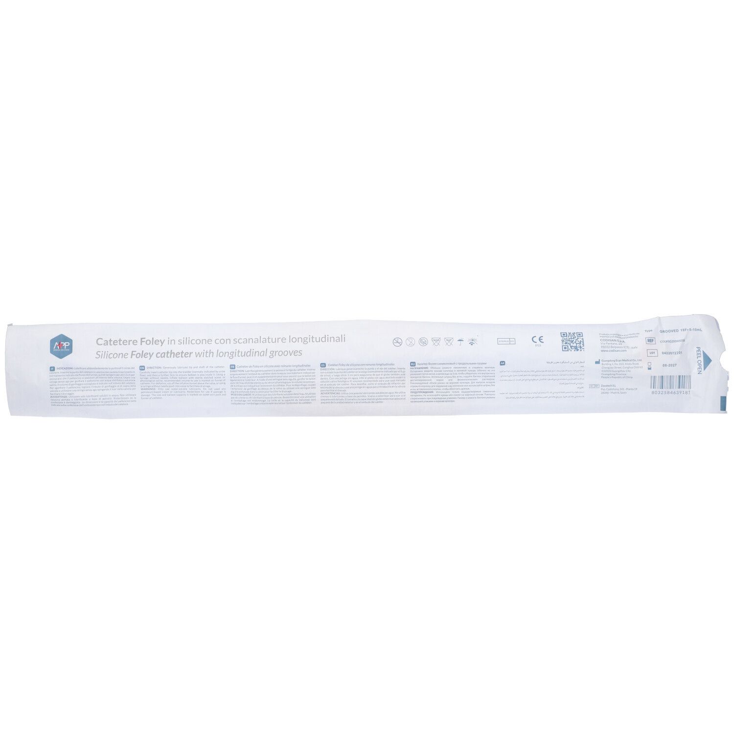 CATETERE ACQ FOLEY SIL SC CH18