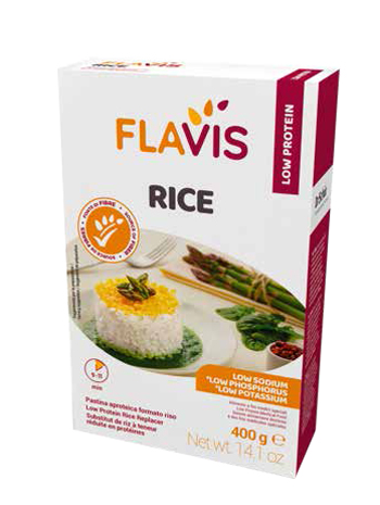 Mevalia Flavis Rice Riso Aproteico 400 g
