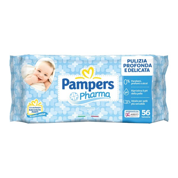 PAMPERS PHARMA SALVIETTE 56PZ