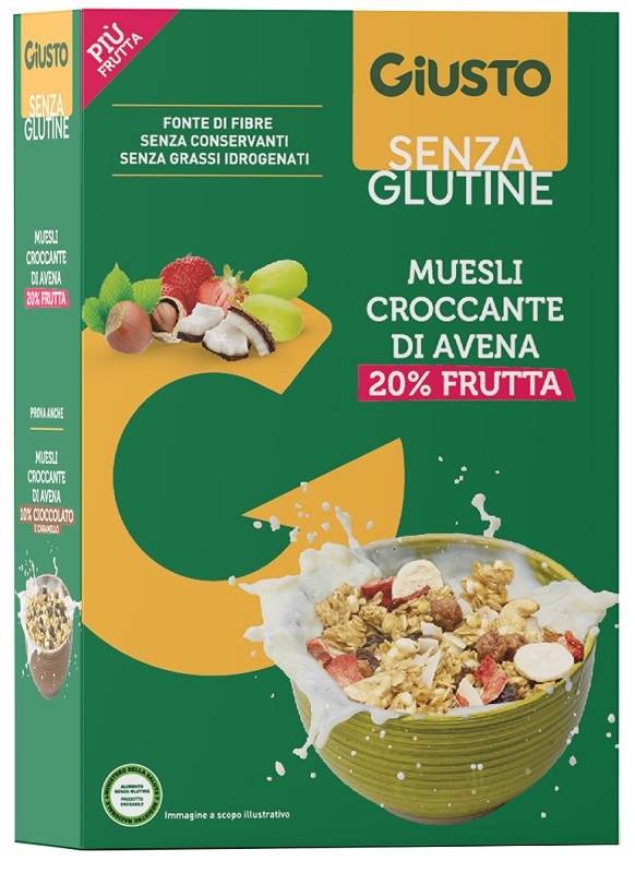 GIUSTO S/G MUESLI AVE/FRUT275G