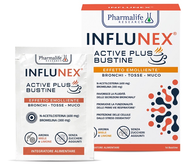 INFLUNEX ACTIVE PL EMOL 14BUST