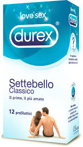 Durex Settebello Classico - Confezione con 12 profilattici