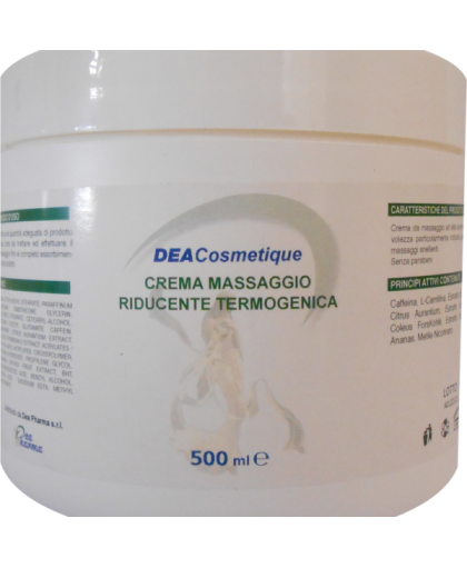 Deapharma Crema Massaggio Riducente Termogenica 500 ml