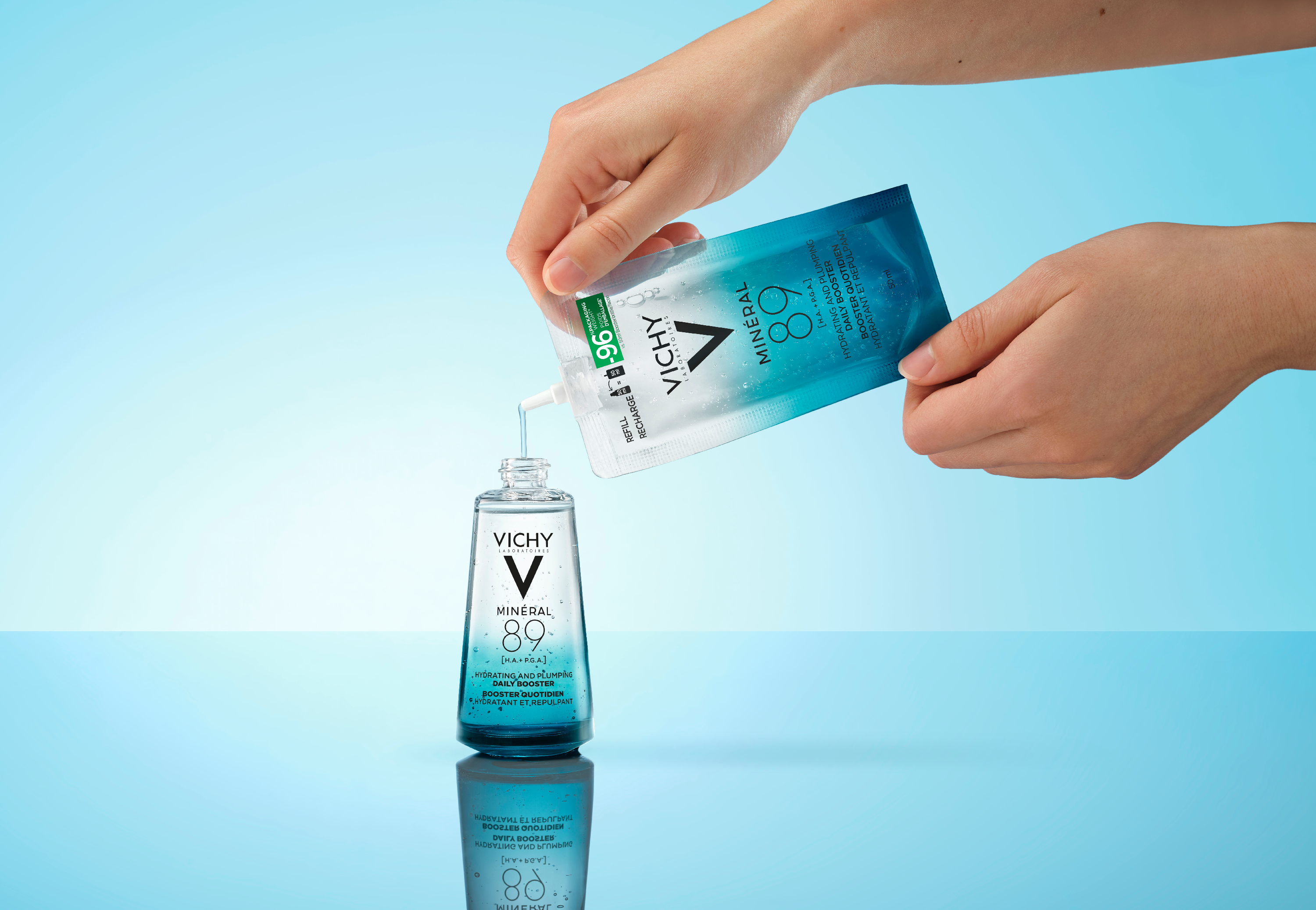 Vichy Minéral 89 - Booster Quotidiano Fortificante E Rimpolpante Ricarica 50 ml