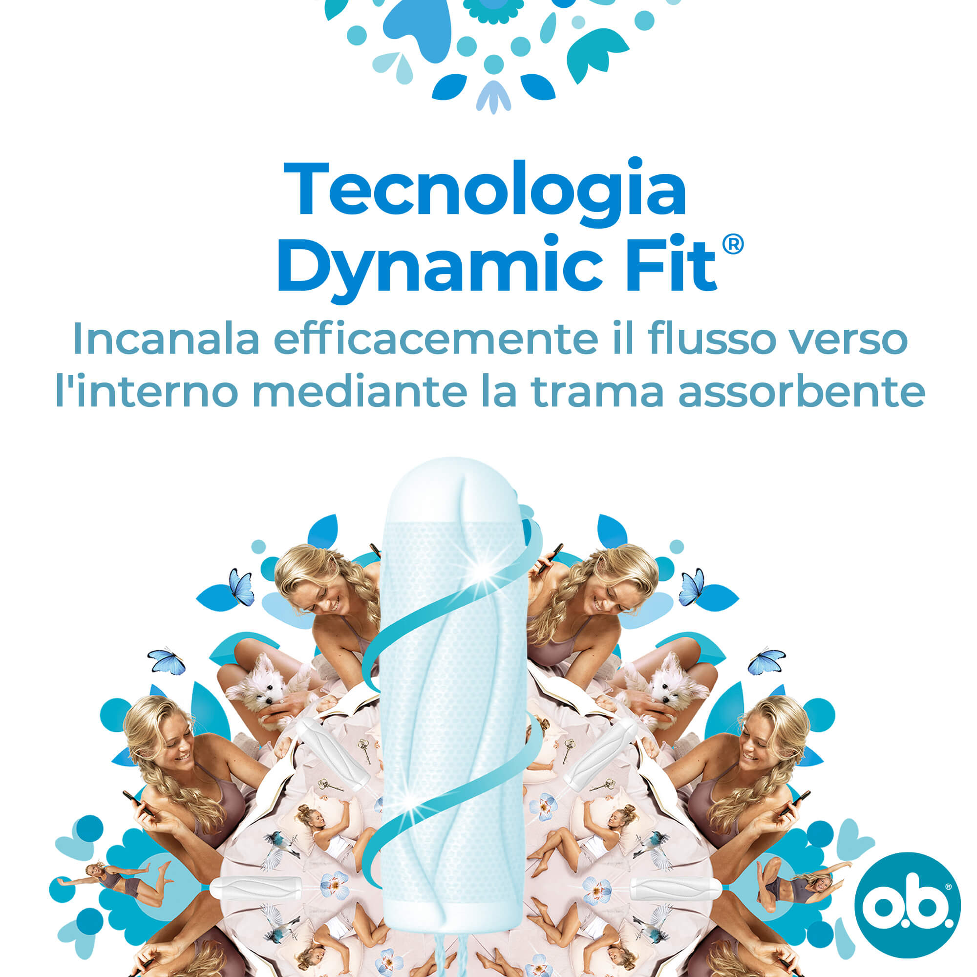 o.b. Assorbenti Interni ProComfort super facili da applicare e rimuovere flusso intenso 16 tamponi