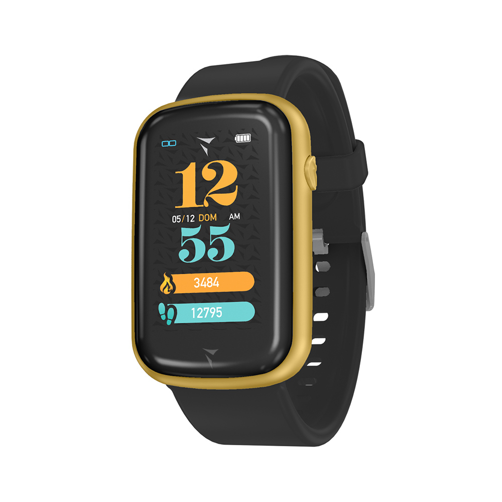 STEPS SMARTWATCH BLACK GOLD
