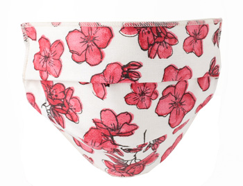 MASK*LAV.AD.FLOWER ROSA 2pz