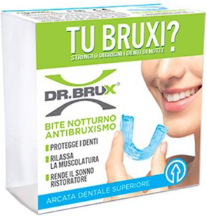 Dr. Brux Bite Notturno Superiore Verde 1 Pezzo