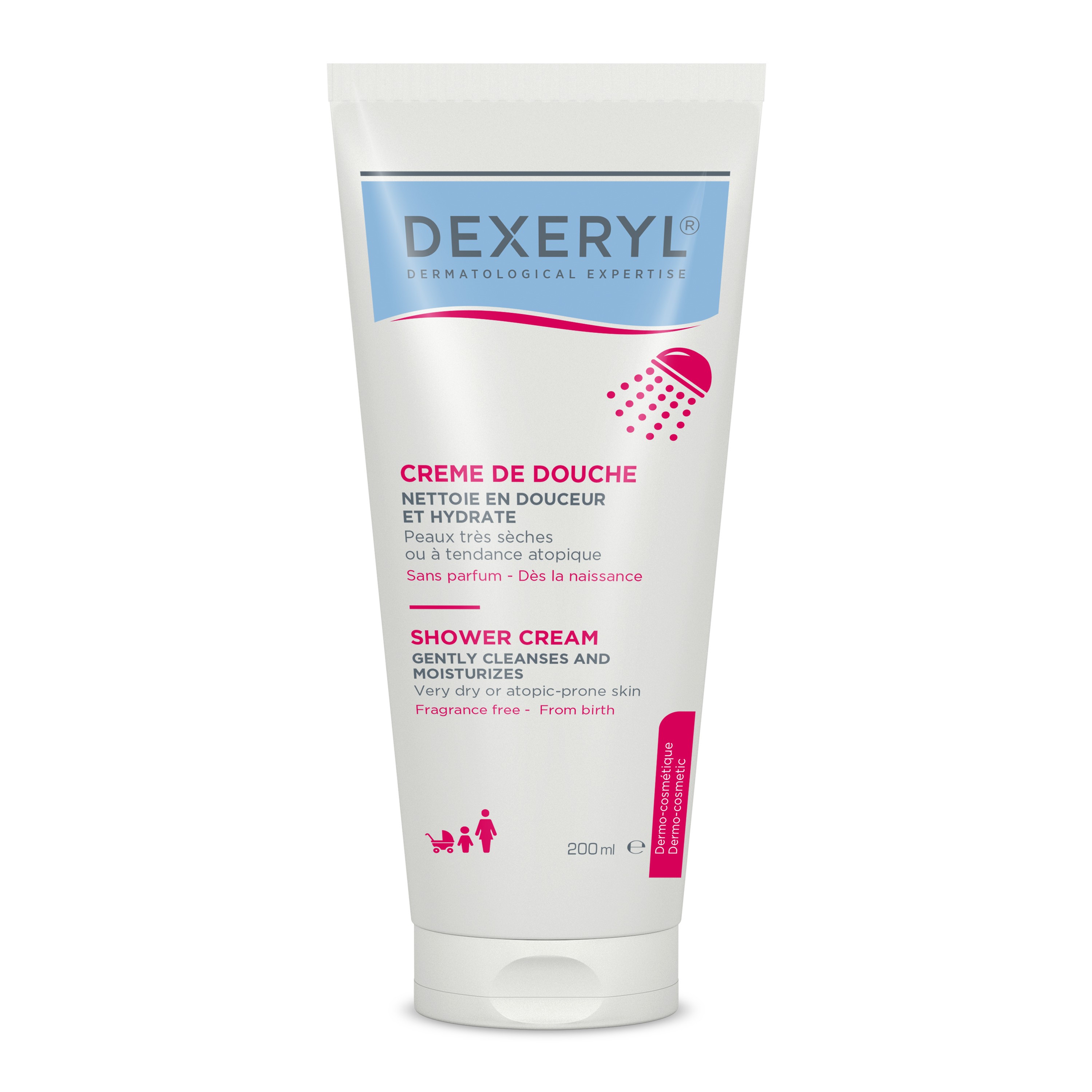 Dexeryl - Doccia Crema Idratante Per Pelle Molto Secca E A Tendenza Atopica 200 ml