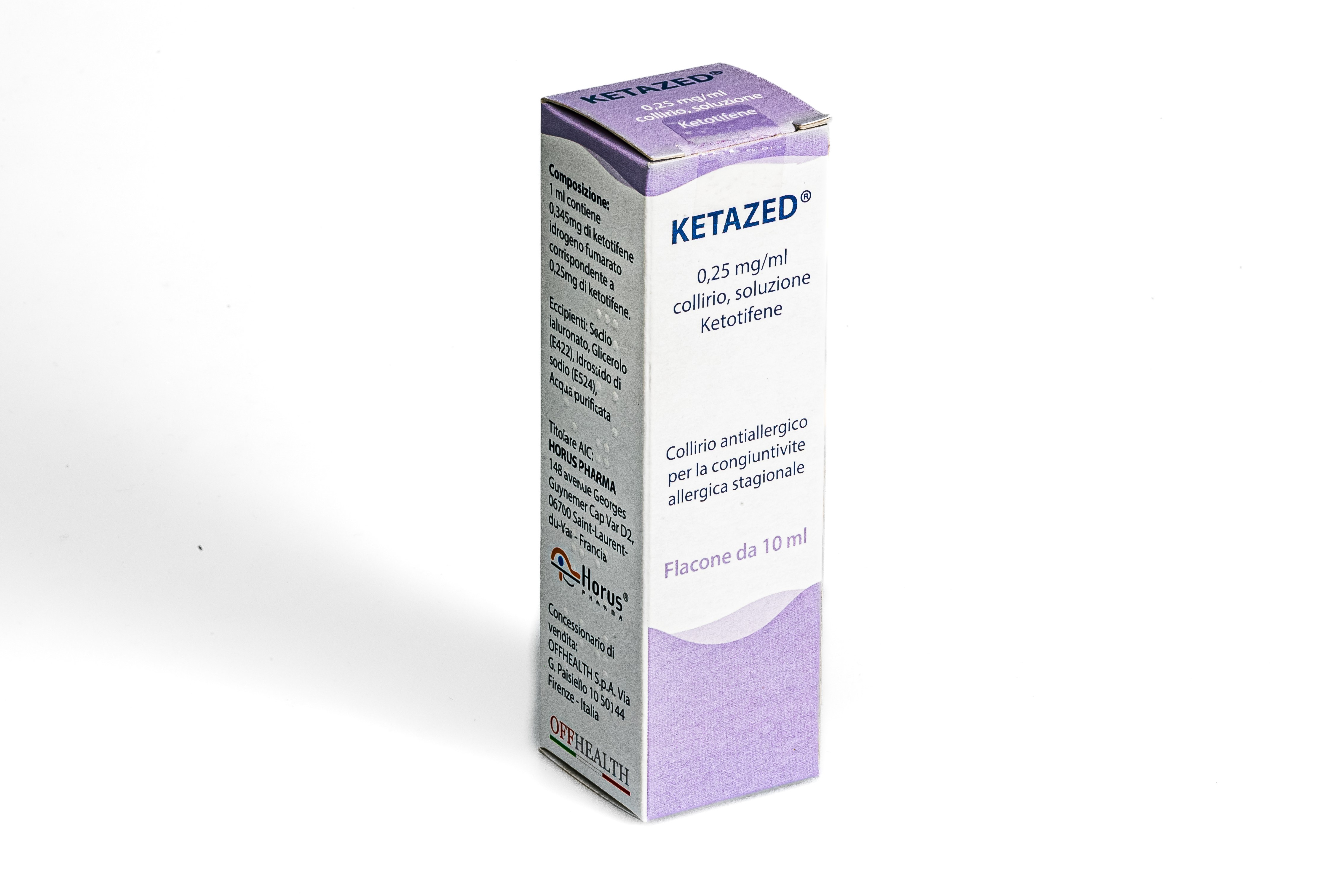 KETAZED COLL 1FL 10ML0,25MG/ML