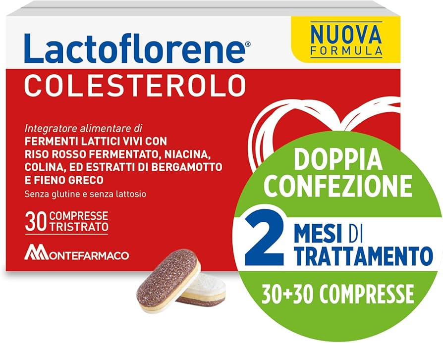 LACTOFLORENE COLESTEROLO 30+30 - SCADENZA 31 MAGGIO 2026