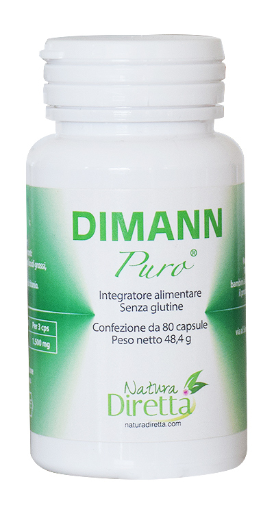 Dimann Puro integratore alimentare utile per le vie urinarie 80 capsule
