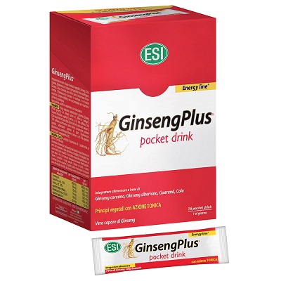 Esi GinsengPlus Integratore Energizzante 16 Pocket Drink