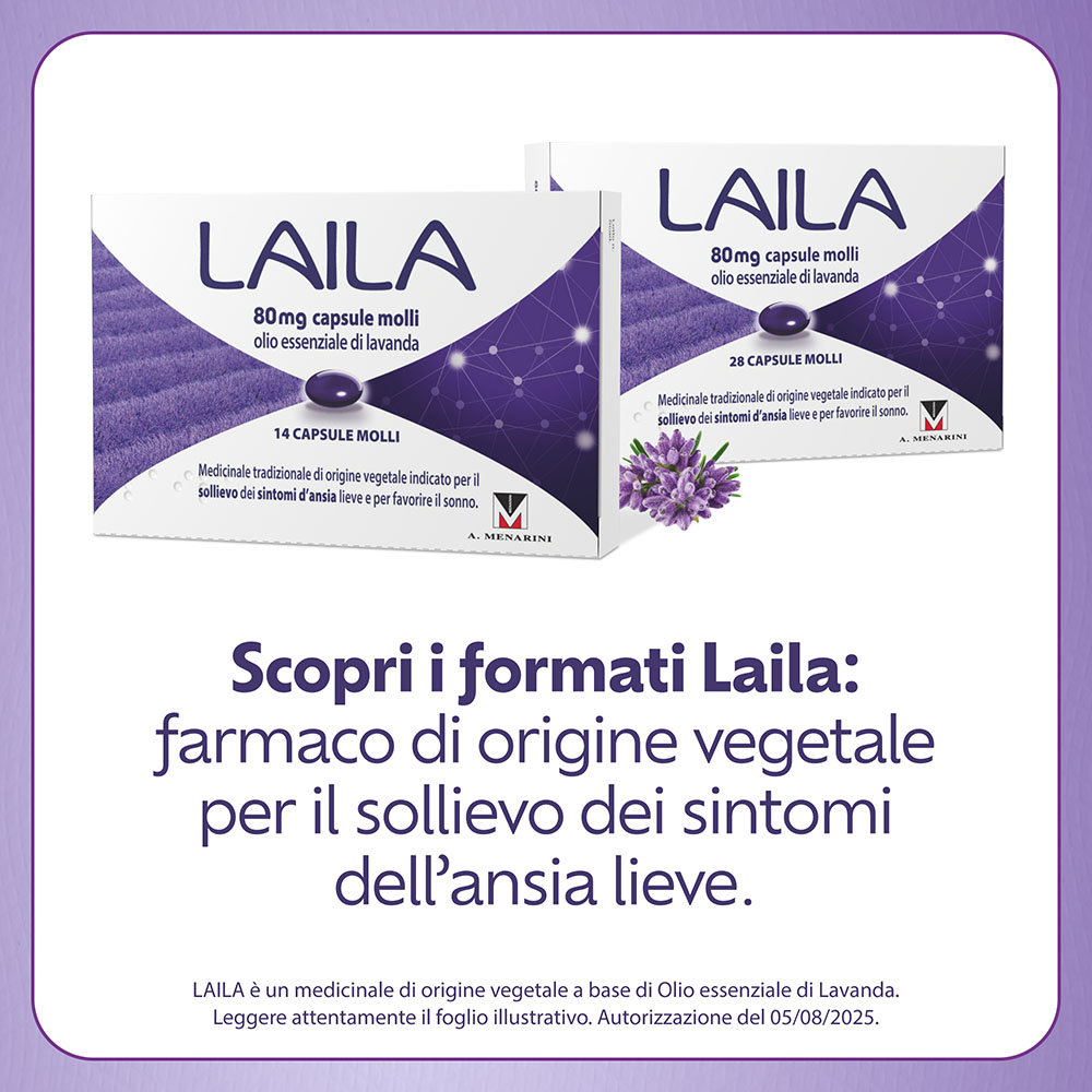 Laila per ansia lieve 28 capsule molli