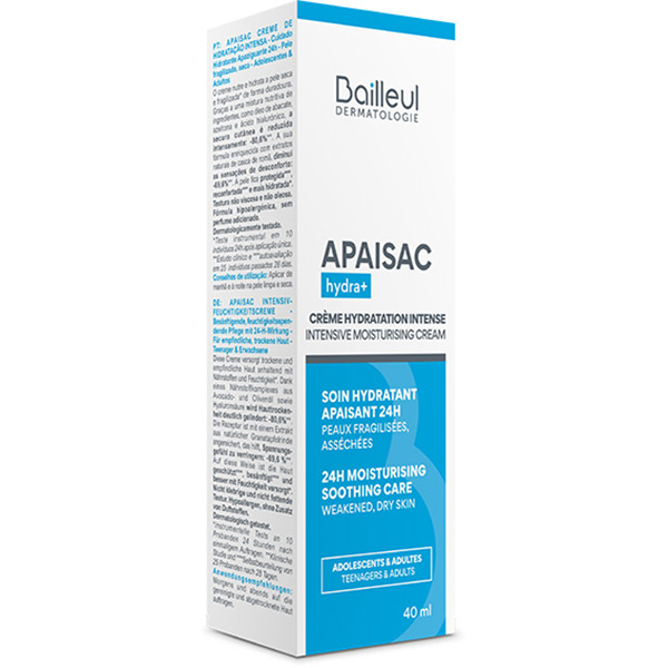 Apaisac Crema Idratante Nutriente Intensa per idratare e proteggere le pelli sensibili e secche dalle aggressioni esterne 40 ml