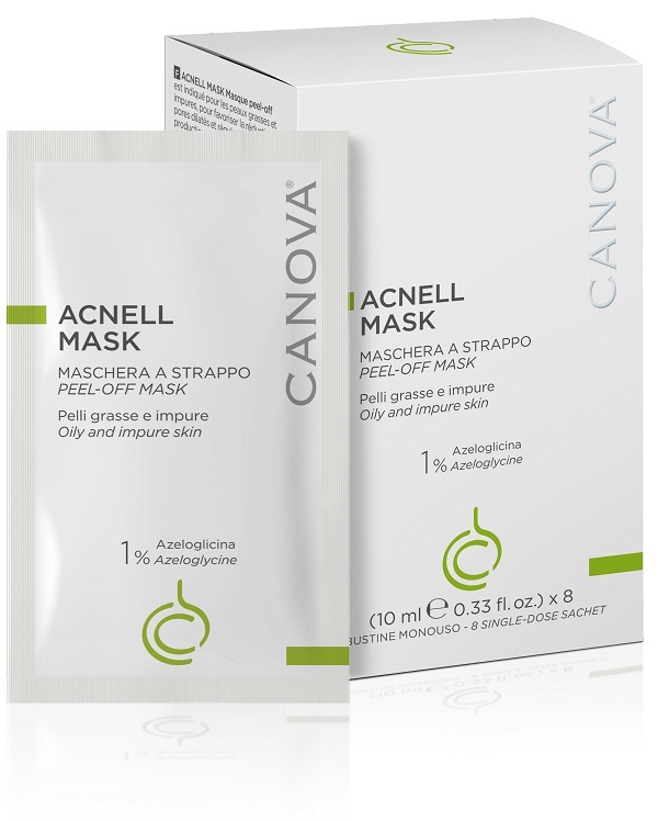 Canova Acnell Maschera per prevenire la formazione di acne 8 bustine