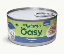OASY GATTO NATURY SOFT JELLY TONNETTO 85GR (lattina)