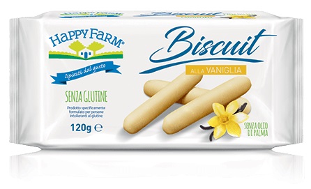 HAPPY FARM BISC VANIGLIA 120G