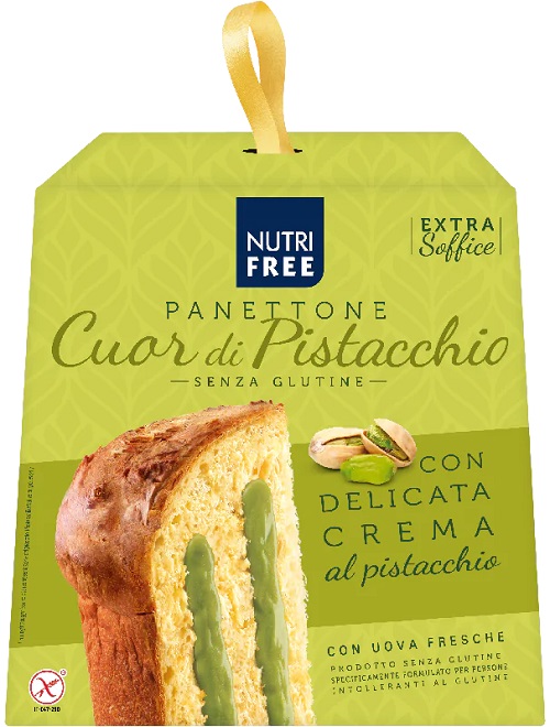 NUTRIFREE Panettone Cuor Pistacchio 680g