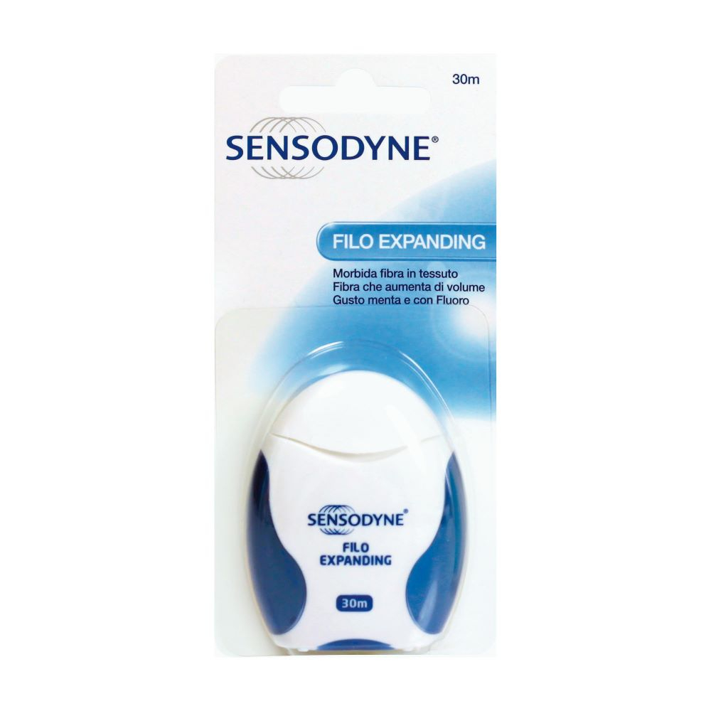 Sensodyne Filo Interdentale Expanding con Fluoro Gusto Menta 30m