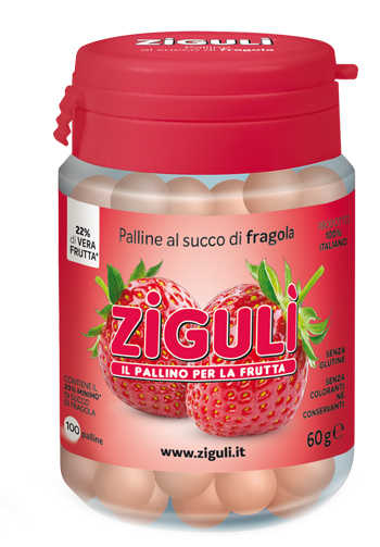 ZIGULI-FRAGOLA 100PALLINE 60G