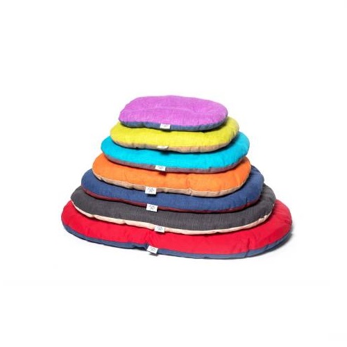 LEOPET CUSCINO NETTUNO OVALE FANTASIE ASSORTITE 80x55CM