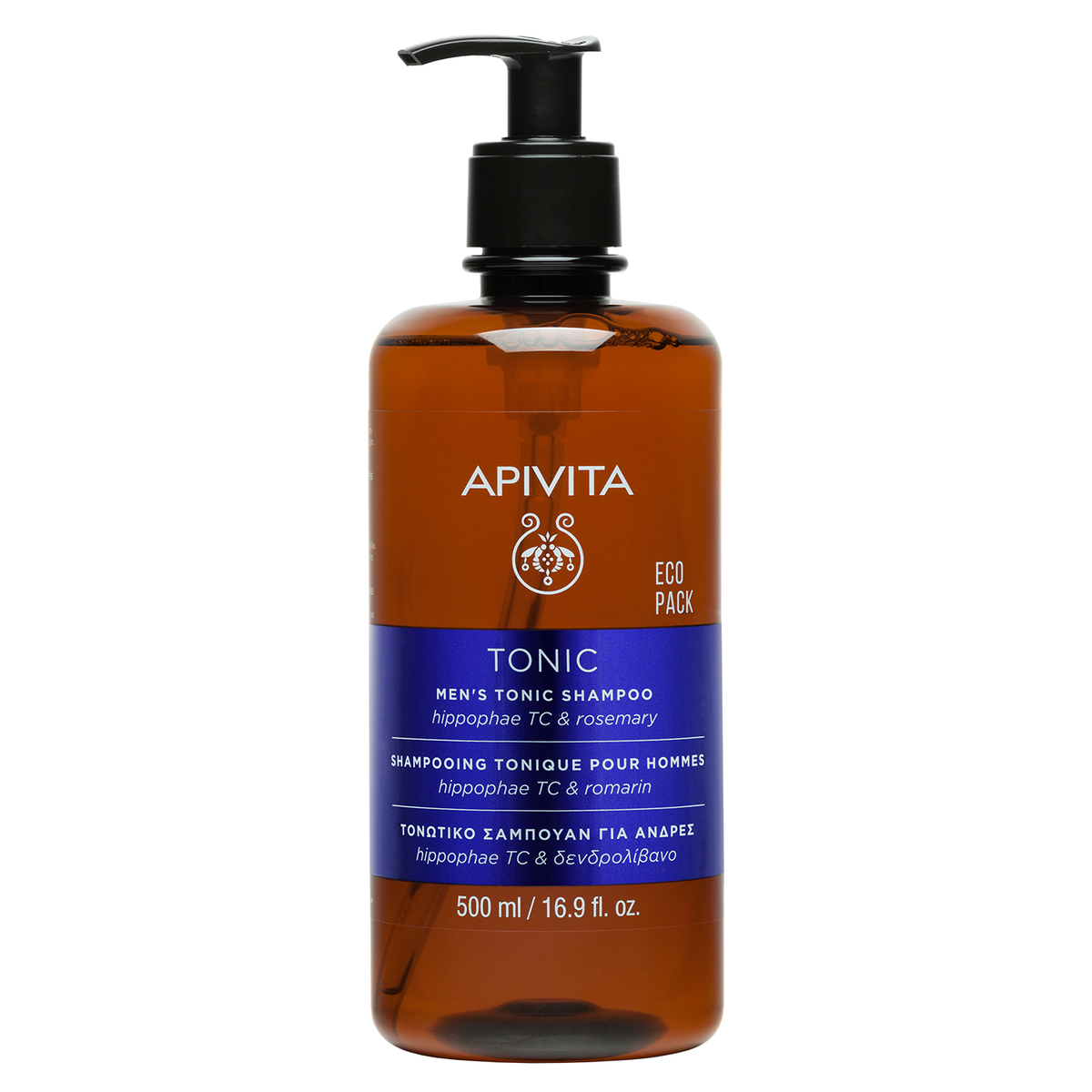 Apivita Tonic - Shampoo Tonificante Uomo 500 ml
