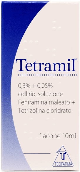 Tetramil Collirio 0,3% + 0,05% Feniramina Maleato 10 ml