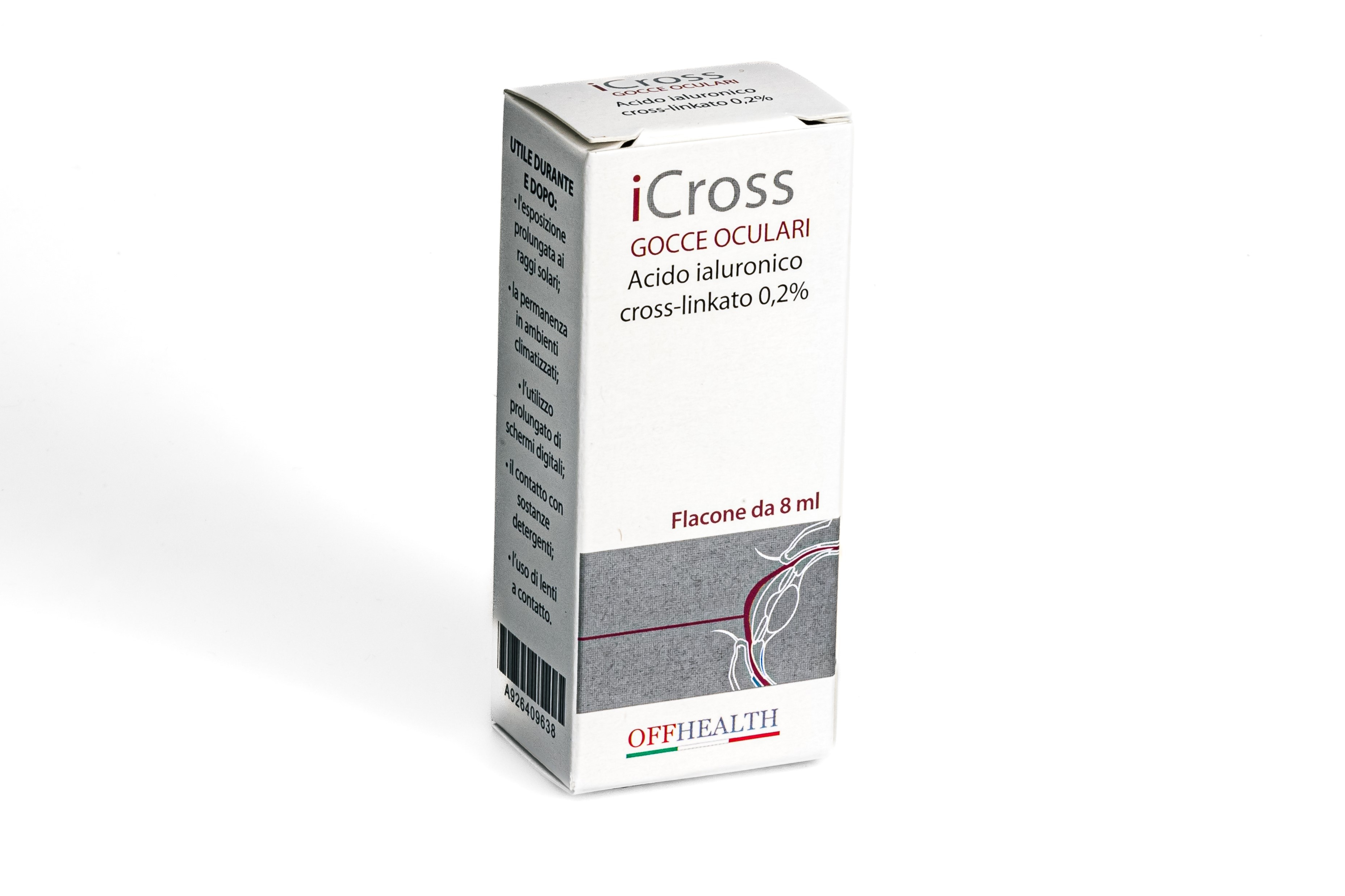 iCross Gocce Oculari Lubrificanti 8 ml