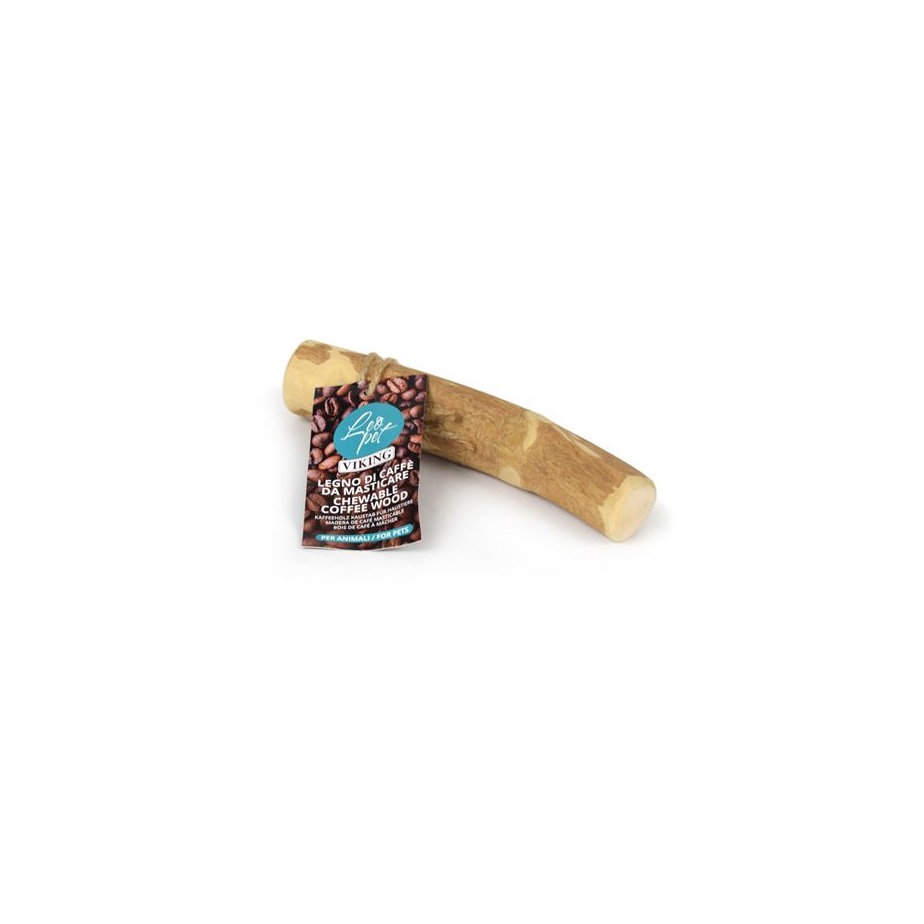 LEOPET CANE SNACK VIKING LEGNO CAFFE' (M) 17/18CM 100GR