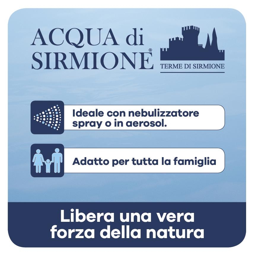 Acqua di Sirmione - Fluidificante Nasale - 6 Flaconcini da 15 ml 