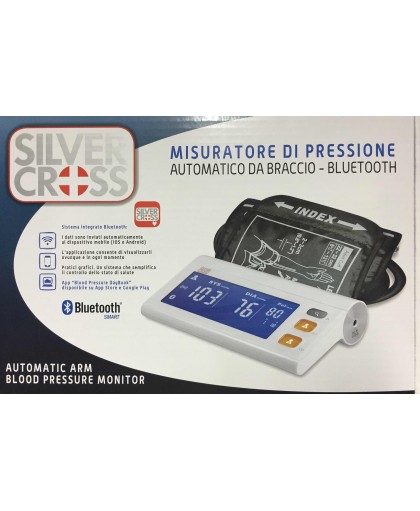 Silver Cross Misuratore Pressione Braccio Bluetooth - Ios e Android