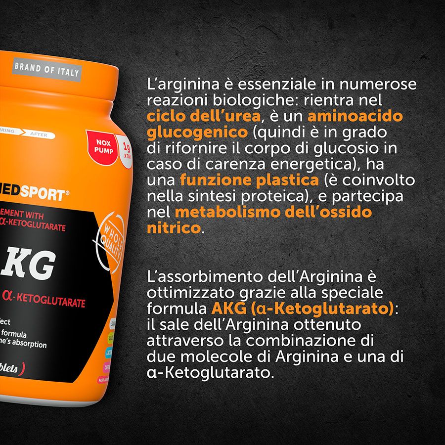 Named Sport AAKG 120 Compresse -  Integratore Di Arginina α-Ketoglutarato