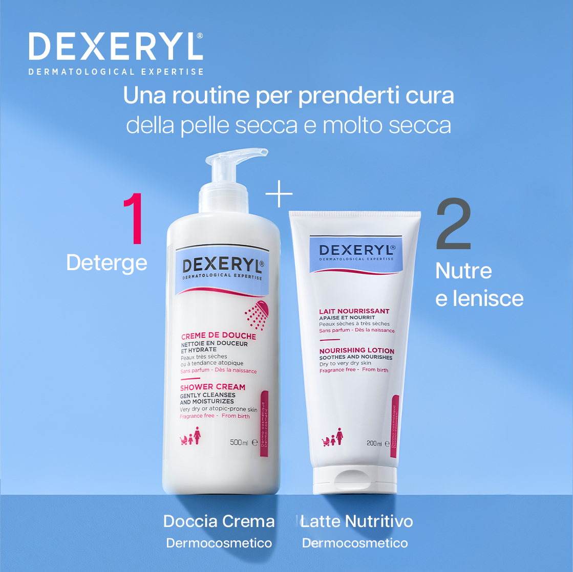 Dexeryl - Latte Nutritivo Per Pelle Secca E Molto Secca Di Viso E Corpo 200 ml
