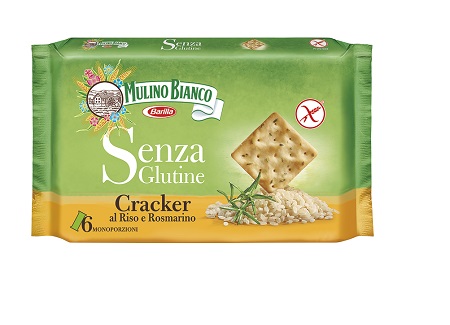 Mulino Bianco senza Glutine Cracker Riso Rosmarino 200 g