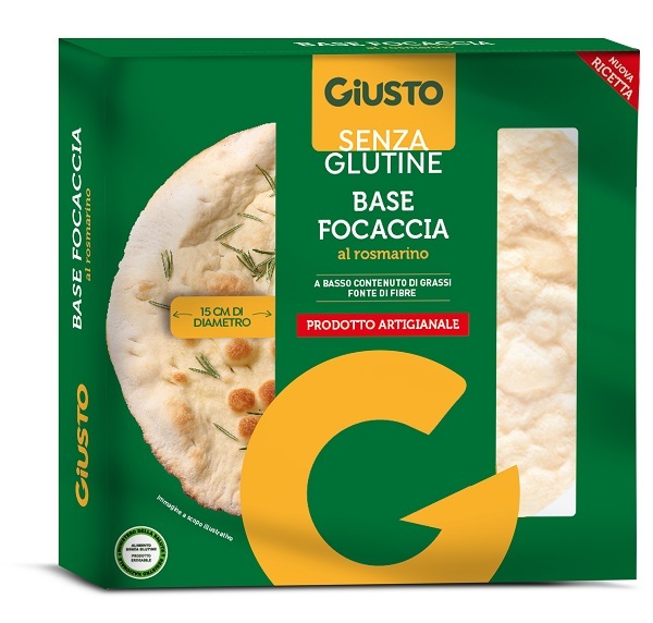 GIUSTO S/G Fondo Focaccia 130g