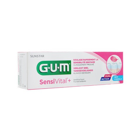 Gum SensiVital+ dentifricio al fluoro 75ml