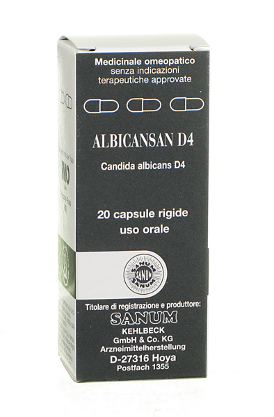 Imo Sanum Albicansan D4 Medicinale Omeopatico 20 Capsule